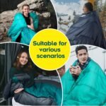 Bessport Sleeping Bag Winter | Flannel Lined 18℉ - 32℉ Extreme 3-4 Season Warm & Cool Weather Adult Sleeping Bags Large | Lightweight, Waterproof for Camping, Backpacking, Hiking - Image 7