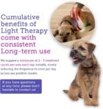 LumaSoothe Light Therapy for Dogs and Pets - LED Light Therapy for Pain Relief, Muscle & Joint Pain, Reduce Inflammation, Heal Wounds, & Clear Skin Problems with 2 Therapy Modes - Image 3