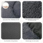 Dog Bed, Cat Calming Bed, Faux Fur Pillow Pet Donut Cuddler Round Plush Bed for Large Medium Small Dogs and Cats - Image 5