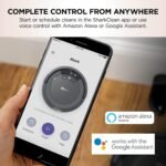 Shark AV753 ION Robotic Vacuum, Wi-Fi Connected, 120min Runtime, Compatible with Alexa, Multi-Surface Cleaning, Gray (Renewed) - Image 4
