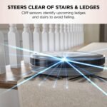 Shark AV753 ION Robotic Vacuum, Wi-Fi Connected, 120min Runtime, Compatible with Alexa, Multi-Surface Cleaning, Gray (Renewed) - Image 7