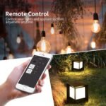 15A Outdoor Smart Plug, Heavy Duty Smart Home Wi-Fi Outlet Timer, Outlet with 2 Sockets, Wireless Remote Control, Compatible with Alexa & Google for String Light and Motors, 2.4 GHZ, Black - Image 4