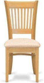 East West Furniture AVVA5-OAK-C 5 Piece Modern Dining Table Set Includes an Oval Wooden Table with Butterfly Leaf and 4 Linen Fabric Kitchen Dining Chairs, 42x60 Inch, Oak - Image 5