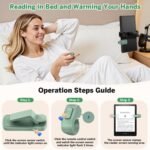 Page Turner Ring for Kindle,Remote Control for iPhone iPad Android Tablets E-Readers,Clicker Page Turner for Kindle Accessories for Camera Video Record&Shutter Selfie (Green) - Image 4