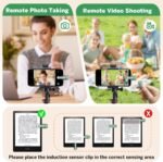 Page Turner Ring for Kindle,Remote Control for iPhone iPad Android Tablets E-Readers,Clicker Page Turner for Kindle Accessories for Camera Video Record&Shutter Selfie (Green) - Image 6