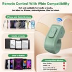 Page Turner Ring for Kindle,Remote Control for iPhone iPad Android Tablets E-Readers,Clicker Page Turner for Kindle Accessories for Camera Video Record&Shutter Selfie (Green) - Image 7