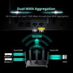 Reyee AX3000 Wi-Fi 6 Router, Dual Band Internet, 802.11ax Wireless, Coverage up to 3,000 Sq. Ft., Gigabit Wan Aggregation, WPA3, Smart VPN for Large Home (RG-E4) - Image 6