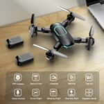 Drone with Camera, Foldable Drone for Beginners with 1080P Camera, Upgrade Altitude Hold, Circle/Rotating/Waypoint Fly, 3D Flip, One Key Start, 3 Speed Mode, 2 Batteries - Image 4