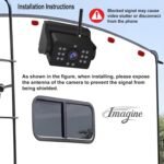 Magnetic Wireless Backup Camera, Ultra Strong Signal Clear Picture Rechargeable Rear View Reverse Wireless Back up Camera for Trailer Truck Camper RV Pickup Van etc (9000) - Image 7