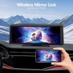 Wireless Carplay Screen for Car 2K Dash Cam, 8.1" HD Portable Car Stereo with Carplay & Android Auto, 1080P Backup Camera, Mirror Link/Bluetooth/GPS Navigation/Satellite Radio for All Vehicles - Image 4