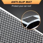 Sailnovo Car Rooftop Cargo Carrier Roof Bag, 15 Cubic Feet Waterproof Rooftop Cargo Carrier Bag, Fit Car with Without Luggage Rack - Cartop Carrier Bag with Tie-Down Strap, Safety Hook - Image 6