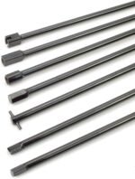 Steelman 7-Piece Spare Tire Retrieval Tool Kit, Lower and Raise Cradle-Suspended Tires, Flat, Pin, Hex, 12-mm Square, Slotted, ⅜-inch Square Heads - Image 3