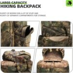King'sGuard 100L Camping Hiking Backpack Molle Rucksack Military Camping Backpacking Daypack - Image 4