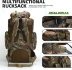 King'sGuard 100L Camping Hiking Backpack Molle Rucksack Military Camping Backpacking Daypack - Image 5
