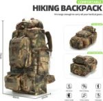 King'sGuard 100L Camping Hiking Backpack Molle Rucksack Military Camping Backpacking Daypack - Image 6