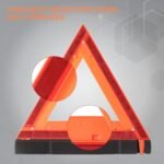 Safety Triangles DOT Approved, Standard Warning Triangles Enmergency Reflector, Emergency Triangles for Vehicles with Carry Case(3 Pack,Without Sand) - Image 3