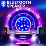 SISIGAD 8.5" Solid Tires Off Road Hoverboard, All Terrain Self Balancing Scooter with 700W Motor, Bluetooth Speakers and LED Lights, Portable Handle - Image 4