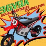 kerry yoo 36V 350W Electric Dirt Bike for Kids 8-14, Up to 16MPH Off-Road Electric Motorcycle with Explosion-Proof Tires, Twist Grip Throttle, Spring Suspension,Kids Ride On Dirtbike - Image 3