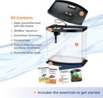Aqueon LED MiniBow Small Aquarium Fish Tank Kit with SmartClean Technology, Black, 2.5 Gallon - Image 8