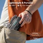 Drone with Camera for Kids 1080P HD FPV, Brushless Motor Quadcopter for Adults and Beginners, Waypoint Fly, 360°Flip, Gravity Control, Circle Fly, Auto Hover, RTF and Foldable - Image 6