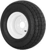 20.5x8-10 Trailer Tires on Rim - 5 Lug on 4-1/2" white Wheel - Load Range E,10PR, Set of 2 - Image 4