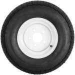 20.5x8-10 Trailer Tires on Rim - 5 Lug on 4-1/2" white Wheel - Load Range E,10PR, Set of 2 - Image 6