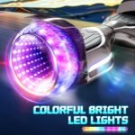 UNI-SUN Scooter with Corlorful LED Lights, Bluetooth Speaker, 6.5" Wheels, Dual 300W Motor Scooter for Kids Girls Boys Adults, All Ages - Image 3