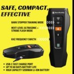 BarxBuddy 2nd Gen Dog Bark Deterrent Devices | Long Range Ultrasonic | Bark Collar Alternative | Dog Training Indoor/Outdoor | Rechargeable Anti Bark Device for Dogs (Black) - Image 8