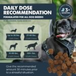 Mighty Paw Calming Chews for Dogs with Melatonin - Vet Formulated Dog Sleep Aid - Puppy & Large Pet Treats - Waggables Calm -Composure Calming Chews for Stress & Relaxation, 120 Count (Made in USA) - Image 6
