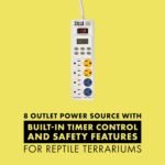 Zilla Reptile Pet Habitat Lighting & Terrarium Heat Power Center Timer, Digital - Image 4