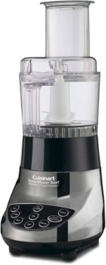 Cuisinart BFP-703BC Smart Power Duet Blender/Food Processor, Brushed Chrome, 3 cup, count of 6 - Image 3
