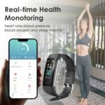 threesheep Fitness Tracker for Men and Women,Fitness Watch Waterproof with Activity Tracker and Sleep Monitor,Smart Watch for Android and iOS Phones(Black)…… - Image 6