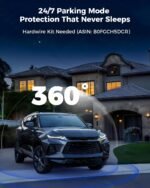 4K 360° Dash Cam, 4-Channel Dash Camera for Cars, Full Coverage Front Rear Left Right Inside with GPS, 5.8GHz Wi-Fi & App, Night Vision, Voice Control, 24H Parking Mode, 128GB Card Included - Image 9