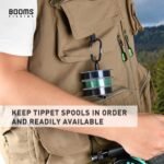 Booms Fishing FF3 7 PCS Fly Fishing Tools Kit, Fishing Knot Tool and Line Clipper Retractor, Magnetic Net Release with Lanyard, Fly Fishing Tippet Spool Holder, Hook Remover Forceps - Image 6
