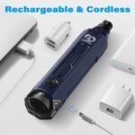 Casfuy 6-Speed Dog Nail Grinder - Newest Enhanced Pet Nail Grinder Super Quiet Rechargeable Electric Dog Nail Trimmer Painless Paws Grooming & Smoothing Tool for Large Medium Small Dogs (Blue) - Image 5