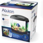 Aqueon BettaBow with Quick Clean Technology Aquarium Kit, Black Black 1 Gallon - Image 3