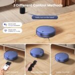 ZCWA Robot Vacuum and Mop Combo,2.4GHz WiFi Link Vacuum Robot,4 Cleaning Mode Robotic Vacuums Cleaner,APP/Remote Aspiradora Robot,Self-Charging Robot Vacuum for Pet Hair,Stains,Carpets,Corner - Image 4