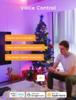 Refoss Smart Bulbs Works with Apple HomeKit, Color Changing Smart Wi-Fi Light Bulbs Compatible with Siri, Alexa and Google, A19 E26 Fitting, 2700K-6500K RGBWW Dimmable, 9W 810 Lumens, 2 Pack - Image 4