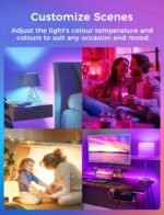 Refoss Smart Bulbs Works with Apple HomeKit, Color Changing Smart Wi-Fi Light Bulbs Compatible with Siri, Alexa and Google, A19 E26 Fitting, 2700K-6500K RGBWW Dimmable, 9W 810 Lumens, 2 Pack - Image 5