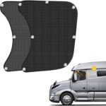 2 Pack Semi Truck Window Shades - Side Window Sun Shade with Suction Cup - 23.6"x21.6" Sun Shade for RV Truck - Glare Shield and UV Ray Protection forTruck Driver - Image 2