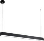 2.4G Remote Series LED Linear Light Fixture with Remote, 4FT 43W Downlight and 7W Uplight, 3000K-6000K Color Changing, Dimmable Hanging Office Shop Light, Black - Image 2