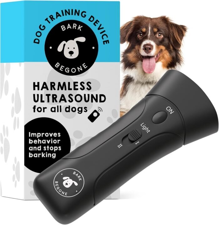 2023 Ultrasonic Dog Bark Deterrent & Behavior Corrector - Stop Barking, Jumping, Aggression Without Yelling - Just Point & Press! Backed by Kevin Harrington from Shark Tank - Image 2