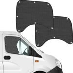 2PCS 24x22 Inch Side Window Sunshades for Semi-Truck Car Side Window Shade with Suction Cups for Volvo VNL Freightliner International Trucks RV Semi Truck Accessories - Image 2