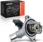 A-Premium Engine Coolant Thermostat Housing Assembly with Gasket Compatible with Chevrolet Malibu Colorado Cadillac ATS GMC Canyon Buick LaCrosse 2.5L - Image 2