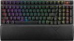 ASUS ROG Strix Scope II 96 Wireless Mechanical Gaming Keyboard – 96% Full-Size, Tri-Mode Connectivity, Hot Swappable Pre-lubed ROG NX Storm Clicky Switches, PBT Keycaps, RGB, PC/Mac Support - Black - Image 2
