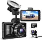 AZDOME M01 Dual Dash Cam Front and Rear with Free 64GB Card, 3" Screen Dual Dashboard Camera for Car, Built-in ADAS G-Sensor, 24H Parking Mode Car Camera (M01 Pro) - Image 2