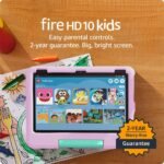 Amazon Fire HD 10 Kids tablet (newest model) ages 3-7 | Bright 10.1" HD screen with included ad-free and exclusive content, robust parental controls, 13-hr battery, 32 GB, Pink - Image 2