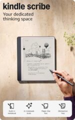 Amazon Kindle Scribe (64GB) - Your notes, documents and books, all in one place. With built-in AI notebook summarization. Includes Premium Pen - Tungsten - Image 2