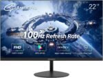 ArcticPro 22 inch Class Thin Full HD (1920 x 1080p) Computer Monitor, 100Hz Refresh Rate, 99% sRGB, 3-Sided Frameless, Ultra Slim, VESA, LowBlue Mode, Tilt Adjust, HDMI *1, VGA*1 - Image 2