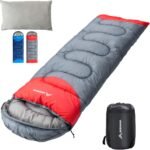 BISINNA Sleeping Bag with Pillow - 4 Season Backpacking Sleeping Bag Lightweight Waterproof Warm and Washable for Adults, Kids, Women, Men's Outdoors Camping, Hiking, Mountaineering - Image 2